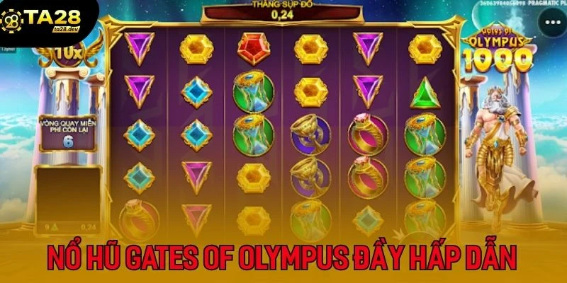 Top 5 Game Nổ Hũ Ta28 Dễ Nổ Nhất, Tỷ Lệ Thắng Cao Ngất Ngưởng 4 Hội viên nhất định không thể bỏ lỡ nổ hũ Gates of Olympus tại Ta28