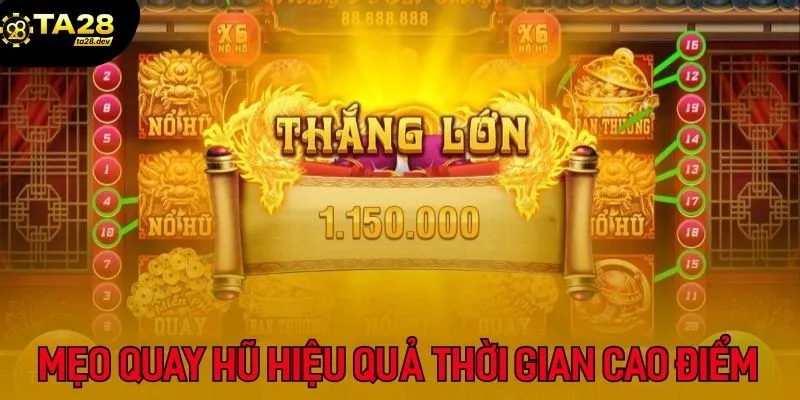 Mẹo Quay Hũ: Khi Nào Quay Chậm, Khi Nào Tăng Tốc Ta28? 3 Mẹo quay hũ cực kỳ hiệu quả trong thời gian cao điểm